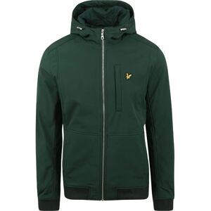 Lyle & Scott Dark Green Hooded Softshell Jacket - 40/Regular Lyle & Scott Dark Green Hooded Softshell Jacket - 40/Regular