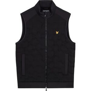 Lyle & Scott Gilet Fleece à Revers Matelassé pour Homme Logo Golden Eagle - Gilet de golf - Publicité Lyle & Scott Gilet Fleece à Revers Matelassé pour Homme Logo Golden Eagle - Gilet de golf - Publicité