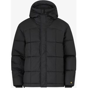 Lyle & Scott Svart Vattert Jakke - Large Lyle & Scott Svart Vattert Jakke - Large