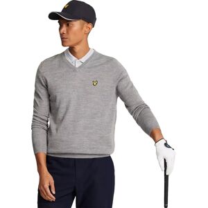 Lyle & Scott Men's Golf V Neck Jumper - Grey - Size: 40/Regular Lyle & Scott Men's Golf V Neck Jumper - Grey - Size: 40/Regular