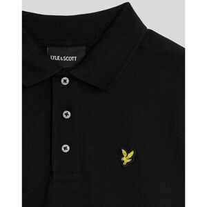 Lyle & Scott Kids Long Sleeve Black Polo Shirt - 10/11 Y Lyle & Scott Kids Long Sleeve Black Polo Shirt - 10/11 Y