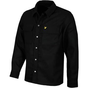 Lyle & Scott Jet Zwarte Overshirt - Casual Jas Lyle & Scott Jet Zwarte Overshirt - Casual Jas