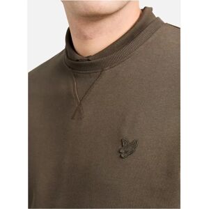Lyle & Scott Tonal Eagle Crew Neck Sweatshirt - Green - Small Lyle & Scott Tonal Eagle Crew Neck Sweatshirt - Green - Small