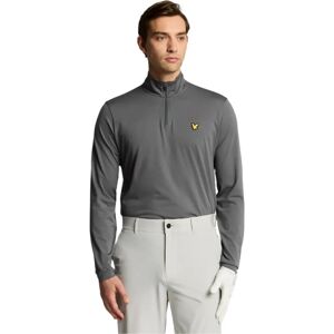 Lyle & Scott Homme 2025 Couche Intermédiaire de Golf - Gris - Ajustement Régulier - Pull - Publicité Lyle & Scott Homme 2025 Couche Intermédiaire de Golf - Gris - Ajustement Régulier - Pull - Publicité