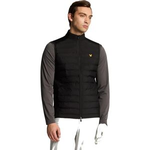 Gilet de golf matelassé hybride pour hommes de Lyle & Scott - Noir - Taille: Regular/36 - Publicité Gilet de golf matelassé hybride pour hommes de Lyle & Scott - Noir - Taille: Regular/36 - Publicité