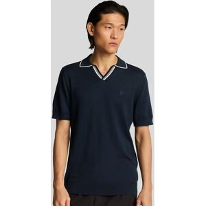 Lyle & Scott Black Cotton Tipped Polo Shirt - Men's - Regular Fit Lyle & Scott Black Cotton Tipped Polo Shirt - Men's - Regular Fit