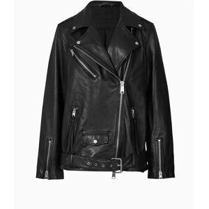 Veste en Cuir Biker Billie d'AllSaints - Veste en Cuir Biker - Publicité Veste en Cuir Biker Billie d'AllSaints - Veste en Cuir Biker - Publicité