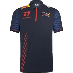 Polo Navy de Sergio Perez de Castore - Équipe F1 - Publicité Polo Navy de Sergio Perez de Castore - Équipe F1 - Publicité
