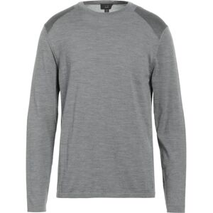 DUNHILL Man Grey Jumper - Lightweight knit, Crewneck, Long sleeves - Jumper DUNHILL Man Grey Jumper - Lightweight knit, Crewneck, Long sleeves - Jumper