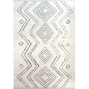 Loomed Moroccan Berber - Cream - 200x290 cm - Rug Loomed Moroccan Berber - Cream - 200x290 cm - Rug