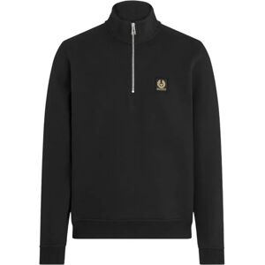 Belstaff Modell X-Large Schwarzes Stickerei-Logo Sweatshirt - Sweatshirt Belstaff Modell X-Large Schwarzes Stickerei-Logo Sweatshirt - Sweatshirt