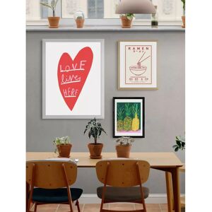 East End Prints - Katy Edelsten - Love Lives Here - Framed Print East End Prints - Katy Edelsten - Love Lives Here - Framed Print