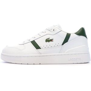 Lacoste T-Clip Set Sneakers - Leder, Weiß/Grün - Herren Lacoste T-Clip Set Sneakers - Leder, Weiß/Grün - Herren