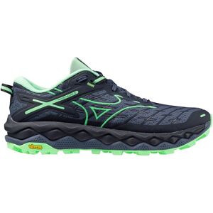 Chaussures Mizuno Wave Mujin 10 Bleu Vert Trail - Trail - Publicité Chaussures Mizuno Wave Mujin 10 Bleu Vert Trail - Trail - Publicité