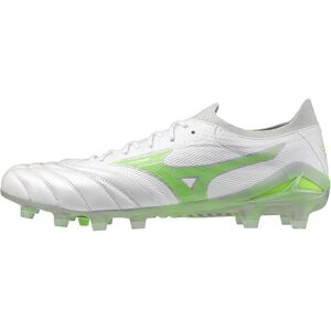 Białe buty do piłki nożnej Mizuno - Model P1GA254237 - Lekkie buty do szybkości Białe buty do piłki nożnej Mizuno - Model P1GA254237 - Lekkie buty do szybkości