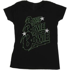 Koszulka z Neonowym Logo Davida Bowie - Slim Fit - Mężczyzna Koszulka z Neonowym Logo Davida Bowie - Slim Fit - Mężczyzna