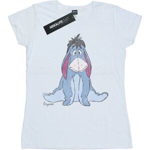 Disney Eeyore Cotton T-Shirt - Kortmouw, Ronde hals, Wit Disney Eeyore Cotton T-Shirt - Kortmouw, Ronde hals, Wit