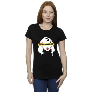 Blondie Black Cotton Graffiti T-Shirt - Women’s Face Tee - Slim Fit Blondie Black Cotton Graffiti T-Shirt - Women’s Face Tee - Slim Fit
