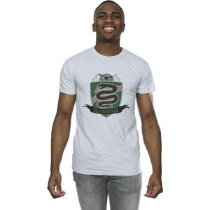 Absolute Cult Harry Potter Slytherin Chest Badge T-Shirt Sport Grey XXX-Large Absolute Cult Harry Potter Slytherin Chest Badge T-Shirt Sport Grey XXX-Large