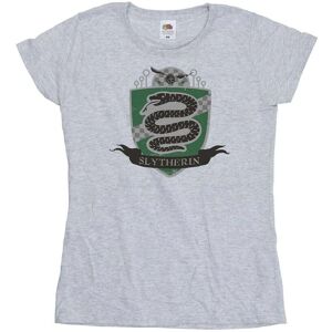 Absolute Cult Harry Potter Slytherin Chest Badge T-Shirt Sport Grey - T-Shirt Absolute Cult Harry Potter Slytherin Chest Badge T-Shirt Sport Grey - T-Shirt