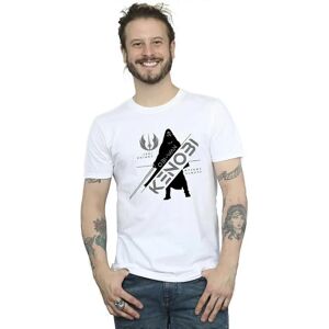 Absolute Cult Star Wars Obi-Wan Kenobi Jedi Rycerz T-shirt - Biały Absolute Cult Star Wars Obi-Wan Kenobi Jedi Rycerz T-shirt - Biały