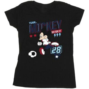 Absolute Cult - Mickey Mouse Team Mickey Football - Czarny - T-shirt Absolute Cult - Mickey Mouse Team Mickey Football - Czarny - T-shirt