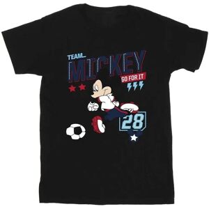 Disney Mickey Mouse Voetbal T-Shirt - Zwart - 12-13 jaar Disney Mickey Mouse Voetbal T-Shirt - Zwart - 12-13 jaar