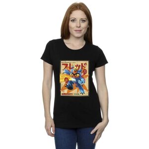 Big Hero 6 - Baymax Fred Newspaper T-Shirt black Big Hero 6 - Baymax Fred Newspaper T-Shirt black
