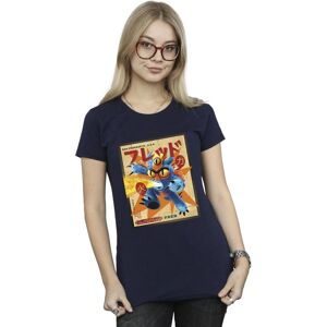 Absolute Cult Disney Women's Big Hero 6 Baymax Fred Navy Blue T-Shirt Absolute Cult Disney Women's Big Hero 6 Baymax Fred Navy Blue T-Shirt
