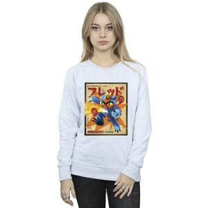 Absolute Cult Disney Women's Big Hero 6 Baymax Fred Sport Grey Sweatshirt Absolute Cult Disney Women's Big Hero 6 Baymax Fred Sport Grey Sweatshirt