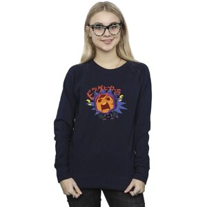 Absolute Cult Disney Women's Big Hero 6 Baymax Hiro Angry Manga Sweatshirt - Navy Blue Absolute Cult Disney Women's Big Hero 6 Baymax Hiro Angry Manga Sweatshirt - Navy Blue
