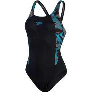 Speedo Kobiety Hyperboom Splice Muscleback (8-13470) - czarny/niebieski/szary Speedo Kobiety Hyperboom Splice Muscleback (8-13470) - czarny/niebieski/szary