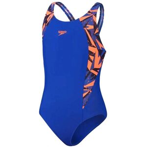 Speedo Girls Hyperboom Splice Muscleback Swimsuit - Navy/Orange - Supportive & Durable Speedo Girls Hyperboom Splice Muscleback Swimsuit - Navy/Orange - Supportive & Durable