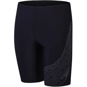 Speedo Jongens Medley Logo Jammer - Zwart - Zwemshort Speedo Jongens Medley Logo Jammer - Zwart - Zwemshort