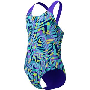 Speedo Girls Digital Allover Splashback Swimsuit - Green/Purple - Swimsuit Speedo Girls Digital Allover Splashback Swimsuit - Green/Purple - Swimsuit