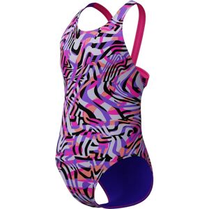 Speedo Girls Digital Allover Leaderback Swimsuit - Pink/Purple/Black - Swimsuit Speedo Girls Digital Allover Leaderback Swimsuit - Pink/Purple/Black - Swimsuit