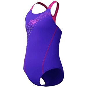 Speedo Girls Medley Logo Medalist Swimsuit - Blue/Purple - Kid's Swimwear Speedo Girls Medley Logo Medalist Swimsuit - Blue/Purple - Kid's Swimwear