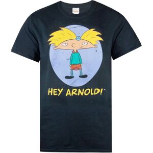 Nickelodeon Hey Arnold S Black T-Shirt Nickelodeon Hey Arnold S Black T-Shirt