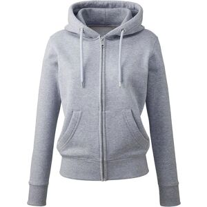 Anthem UTPC4503 Organic Full Zip Hoodie Grey Marl - Hoodie Anthem UTPC4503 Organic Full Zip Hoodie Grey Marl - Hoodie