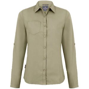 Craghoppers Expert Kiwi Long-Sleeved Shirt - Pebble Brown - Clothing Craghoppers Expert Kiwi Long-Sleeved Shirt - Pebble Brown - Clothing
