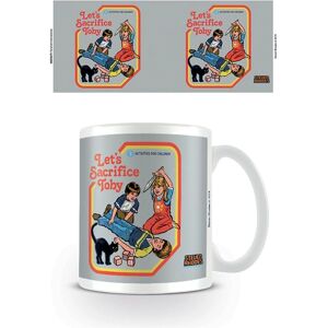Steven Rhodes Let ́s Sacrifice Toby Mug Grey/Multicoloured - Mug Steven Rhodes Let ́s Sacrifice Toby Mug Grey/Multicoloured - Mug