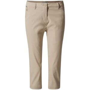 Craghoppers Womens Kiwi Pro II Cropped Trousers - Desert Sand Craghoppers Womens Kiwi Pro II Cropped Trousers - Desert Sand
