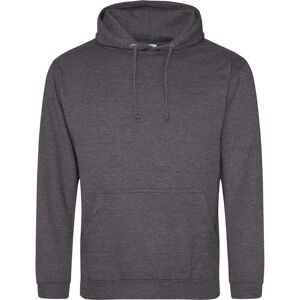 AWDis Unisex College Hooded Sweatshirt - Charcoal - Hooded Sweatshirt AWDis Unisex College Hooded Sweatshirt - Charcoal - Hooded Sweatshirt