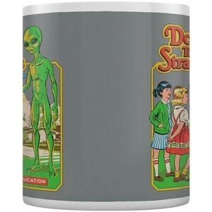 Steven Rhodes Don’t Talk To Strangers Mug Grey/Multicoloured - Mug Steven Rhodes Don’t Talk To Strangers Mug Grey/Multicoloured - Mug