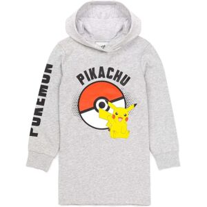 Pokemon Pikachu Hoodie Dress - Kids Grey Pokemon Pikachu Hoodie Dress - Kids Grey
