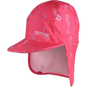 Regatta Childrens Sun Protection Cap - Pink - 4-6Y Regatta Childrens Sun Protection Cap - Pink - 4-6Y