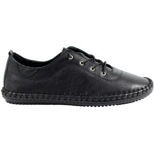 Lunar - St Ives - Black - 7 UK - Plimsolls Lunar - St Ives - Black - 7 UK - Plimsolls
