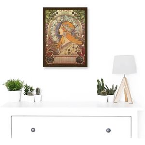 Artery8 - Alphonse Mucha Art Nouveau - Orange Gold - A4 - Wall Art Print Artery8 - Alphonse Mucha Art Nouveau - Orange Gold - A4 - Wall Art Print