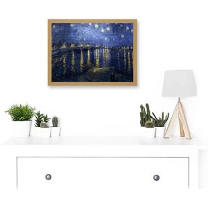 Artery8 - Starry Night Over Rhone 1888 - A4 - Wall Art Artery8 - Starry Night Over Rhone 1888 - A4 - Wall Art