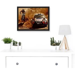 Artery8 - Motocross Photo - Black - A4 - Framed Wall Art Print Artery8 - Motocross Photo - Black - A4 - Framed Wall Art Print